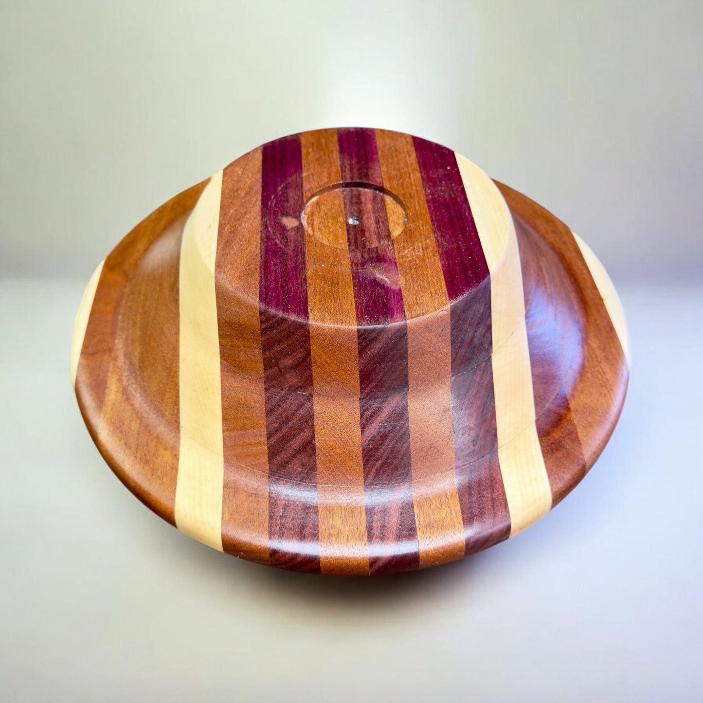 Mixed Wood Fruit Bowl