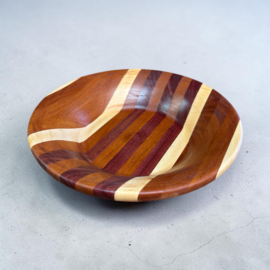 Mixed Wood Fruit Bowl