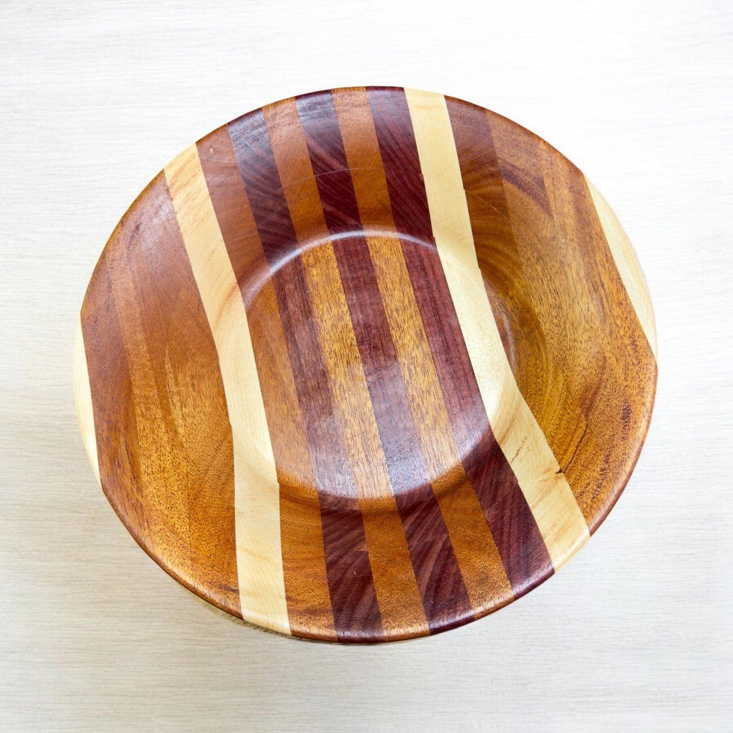 Mixed Wood Fruit Bowl